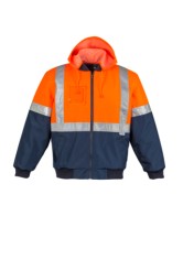 Flying jacket with Tape-Orange/Navy 