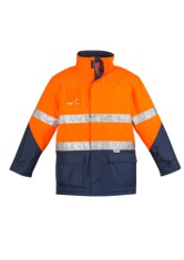 Waterproof Jacket - Orange/Navy (NO EMB) 