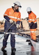 Hi Vis Rain Pants - Navy 